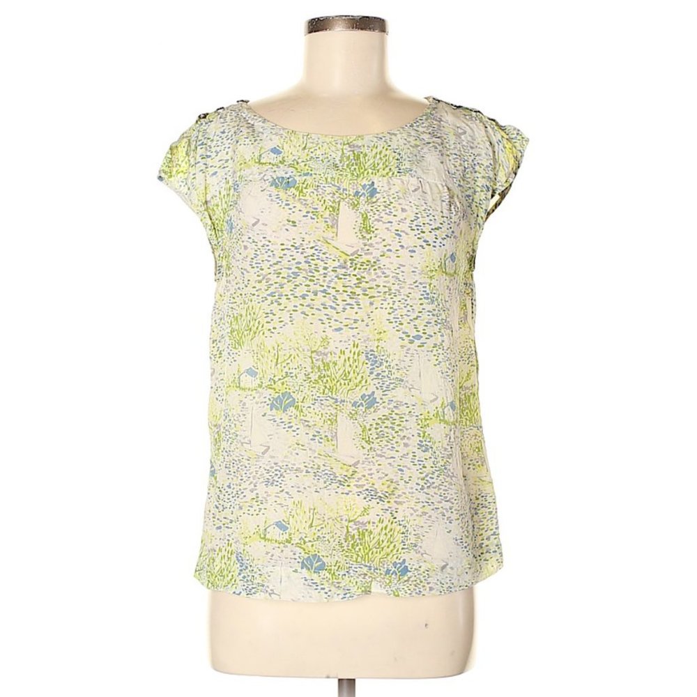 We Love Vera Print Short Sleeve Shirt Size S